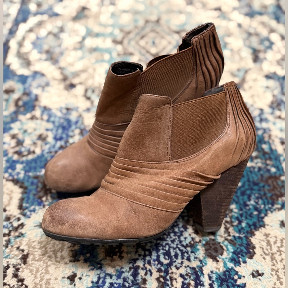 Vince Camuto Brown Ankle Booties